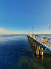 Obraz premium Widok na molo. Gdynia Orłowo. Polska. Europa.