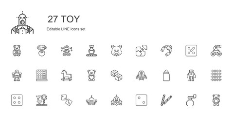 toy icons set
