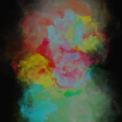Fototapeta na wymiar abstract painted watercolor background blots and splatters
