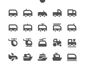 Transport Side View UI Pixel Perfect Well-crafted Vector Solid Icons 48x48 Ready for 24x24 Grid for Web Graphics and Apps. Simple Minimal Pictogram