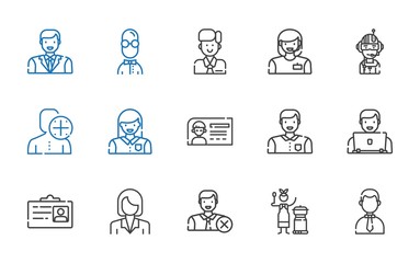avatar icons set