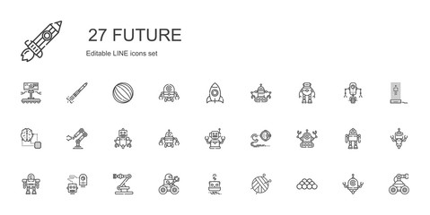 future icons set