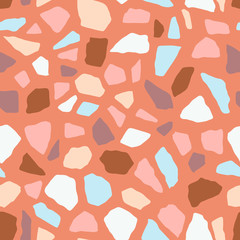 Decorative terrazzo pattern