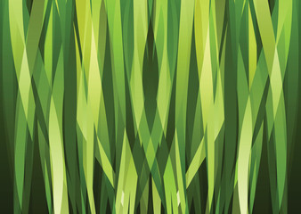 Green stripes on an abstract vector background.