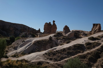 rock formations in cappadocia turkey