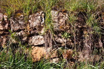 Naklejka na ściany i meble Dry Stone in Teruel province. Spain