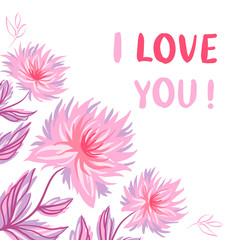 Decorative floral background