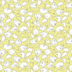 Elegant seamless pattern with calla flowers. Floral pattern for invitations, cards, print, gift wrap, manufacturing