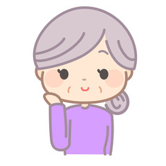 老人のイラスト