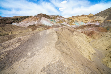 artists palette in death valley national park, california, usa