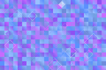 Abstract modern gradient square web background - trendy geometric vector graphic