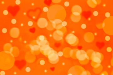 Abstract bokeh background. Defocused backdrop. Valentine day theme.