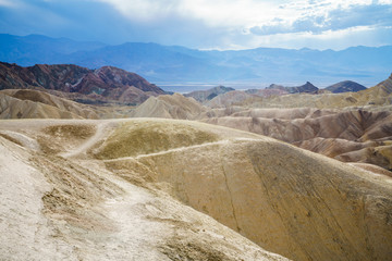 zabriskie point in death valley national park, california, usa