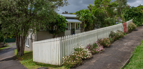 Victorian House an garden. Birkenhead Auckland New Zealand