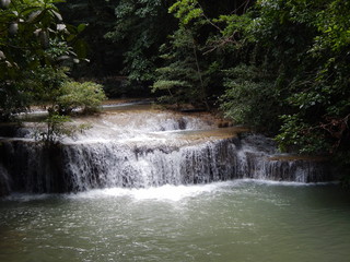 Obraz premium Река в джунглях