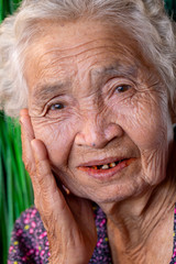 Elderly Asian woman