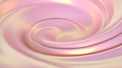 Splash fluid. 3d illustration, 3d rendering.