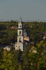bell tower of the church in the thicket