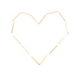 Huge set of colorful pencils on white wooden background. Top view.