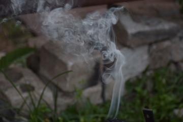 White smoke