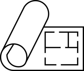 floor icon,plan icon - vector illustration.