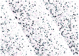 Festive color star confetti background. Abstract frame confetti texture for holiday, postcard, poster, website, carnivals, birthday and children's parties. Cover confetti mock-up. Wedding star layout
