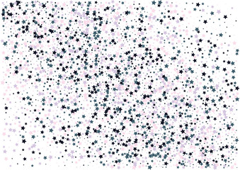 Festive color star confetti background. Abstract frame confetti texture for holiday, postcard, poster, website, carnivals, birthday and children's parties. Cover confetti mock-up. Wedding star layout