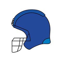 american football helmet isolated icon
