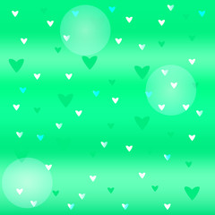 Valentines day background vector. Love romantic background with hearts