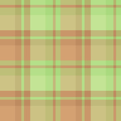 Seamless pattern in wonderful brown and green colors for plaid, fabric, textile, clothes, tablecloth and other things. Vector image.