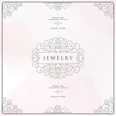 Collection of templates. Flourishes calligraphic ornaments and frames. Good for logos, books, jewelry, badges, postcard, banners, signes Vector illustration