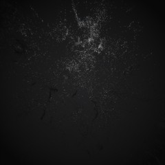 Dark grey concept universe scene with planets or element, stars and galaxies or hexagon in outer space showing the beauty of space exploration.