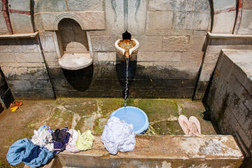 Brunnen auf der Insel Karpathos, Griechenland