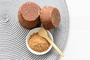  Sugarcane or panela, traditional product of Colombia
