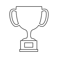 cup trophy award isolated icon
