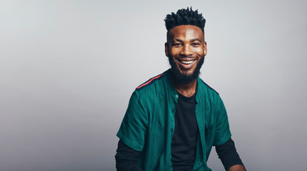 Portrait of smiling african man