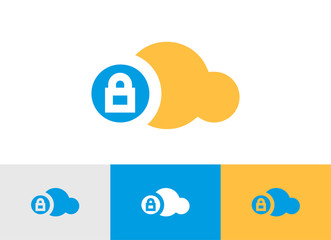 Cloud lock icon - Cloud, data, security, protection icon