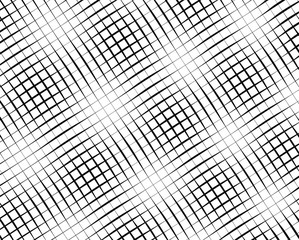 Abstract 3d background with optical illusion wave. Black and white horizontal lines with wavy distortion effect for prints, web pages, template, posters, monochrome backgrounds and pattern