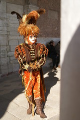 Fototapeta na wymiar venetian carnival costume