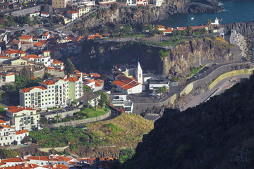 Fototapeta na wymiar View of Funchal in Madeira Portugal