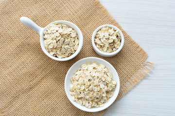  Fresh natural oatmeal, healthy product