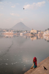 early morning at Pushkar in India