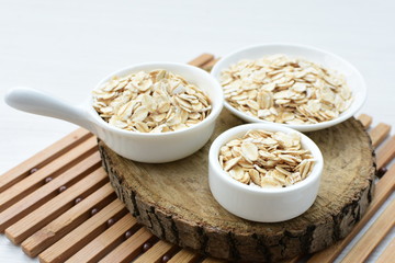  Fresh natural oatmeal, healthy product