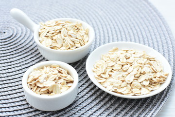  Fresh natural oatmeal, healthy product