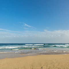 Fototapeta na wymiar Cape Verde, Cabo Verde ocean and beach