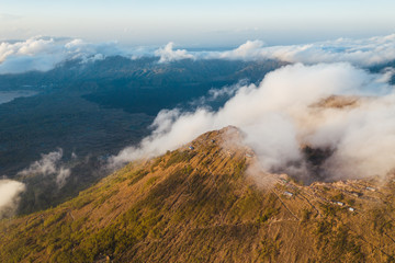 Morning Batur Aerial