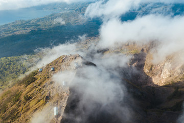 Morning Batur Aerial