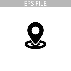 Location mark icon. EPS file