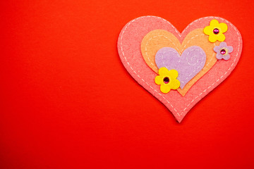 Obraz premium Valentine's day background. Empty place for copy space for text