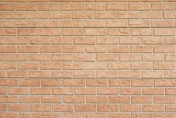 Old brick wall. Masonry of red brick closeup.
